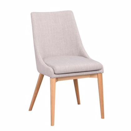 ROWICO - Bea stol | Lysegrå & Eg