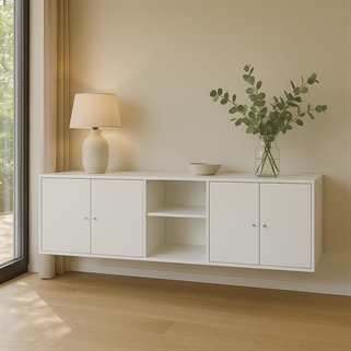 Mistral skænk - 220 cm - Hvid