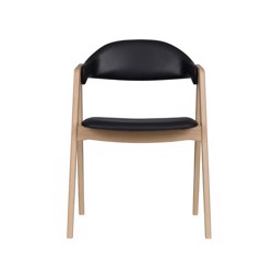 PBJ Designhouse Titan spisebordsstol | Sort læder