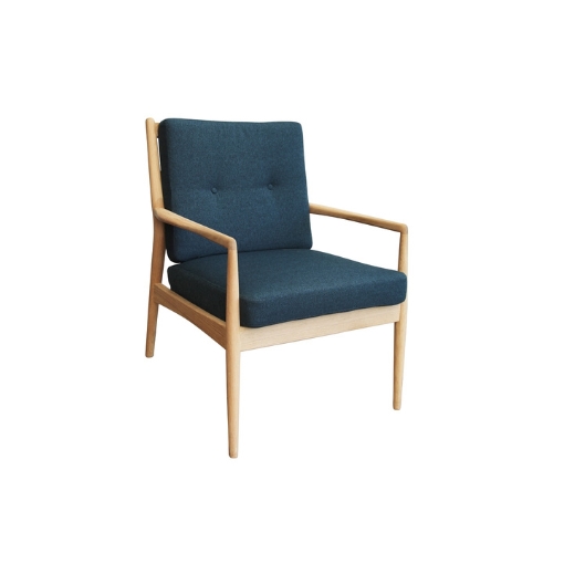 Finn Østergaard | F33 Lounge stol | Mørkeblå