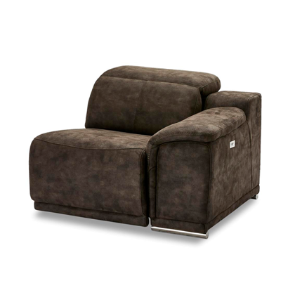 FURNHOUSE Alexa sofa højremodul | Grå/brun