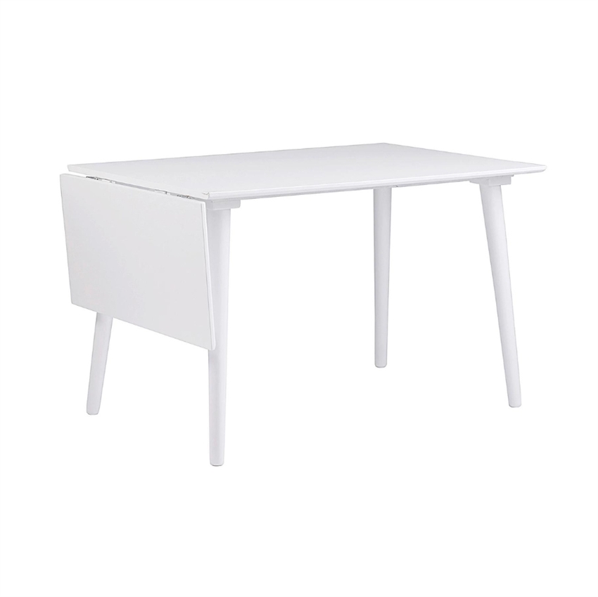 Se Rowico Lotta | Hvidt klapbord | 120 x 80 cm hos Møbelsalg
