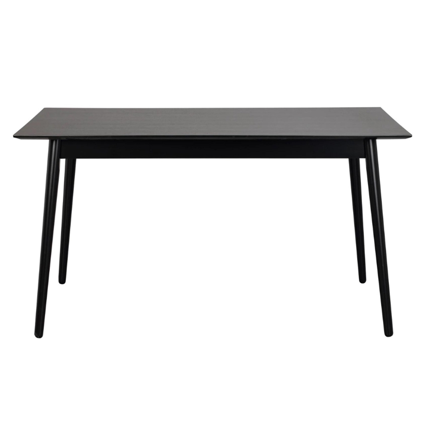 Se Sort spisebord | Rowico Lotta | 140 x 90 cm hos Møbelsalg