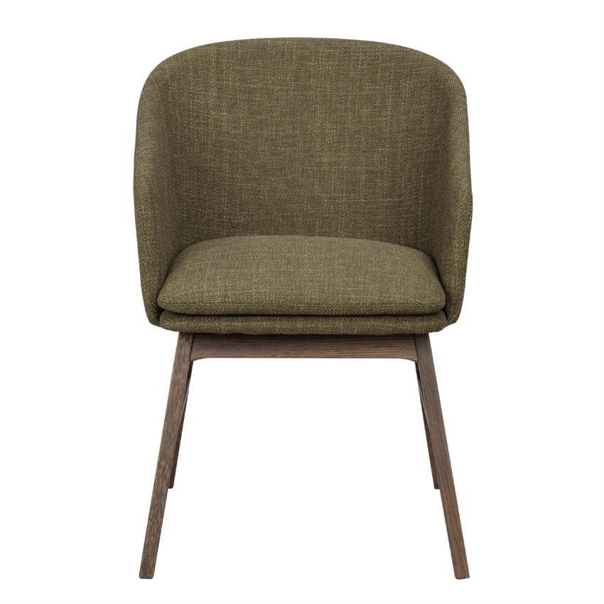Se Rowico | Windham spisebordsstol | Grøn m. brun hos Møbelsalg