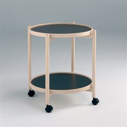 Thomsen Furniture - James rullebord Bøg | Sort/hvid 