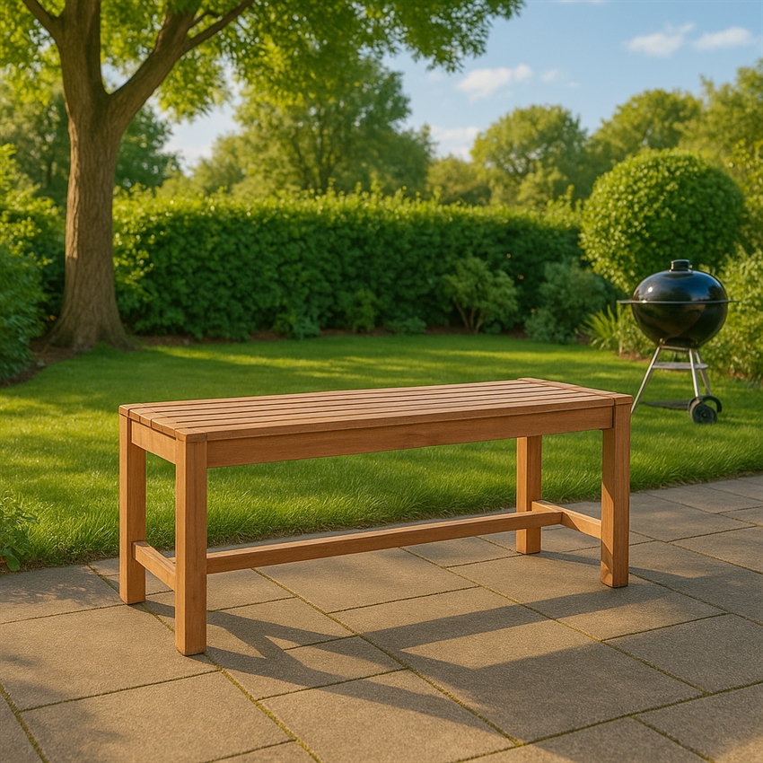 Lønstrup havebænk i teak 120 cm