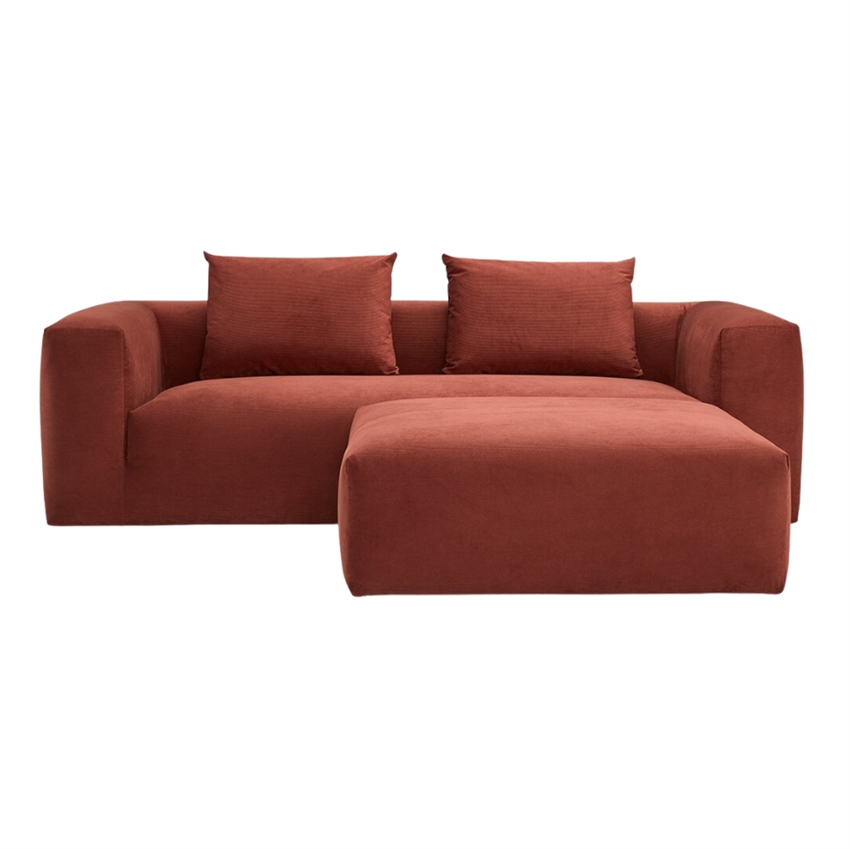 Billede af Sienna sofa | 2 personers sofa m. rust stof
