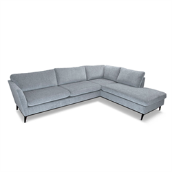 Jakob open end sofa | Sølvgrå sofa 