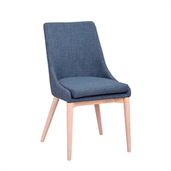 ROWICO - Bea stol | Blå & hvidpigmenteret 