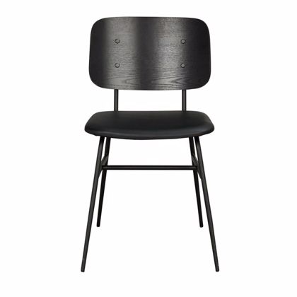 kinakål trimme trekant Sort Spisebordsstol - Design fra Rowico - Fri fragt